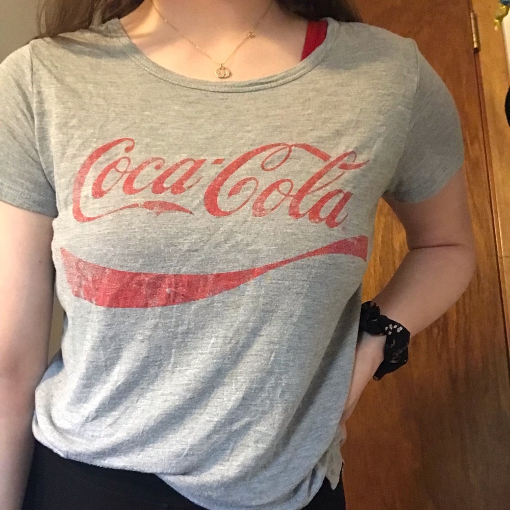 Women’s Grey Coca Cola t shirt